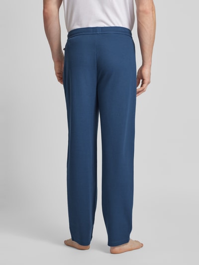 BOSS Straight Leg Sweatpants mit Strukturmuster Jeansblau 5