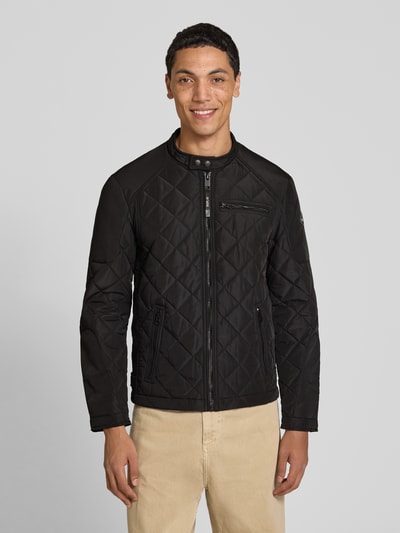 Replay Regular Fit Jacke in Stepp-Optik Black 4