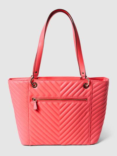 Guess Handtasche mit Steppnähten Modell 'NOELLE' Koralle 4