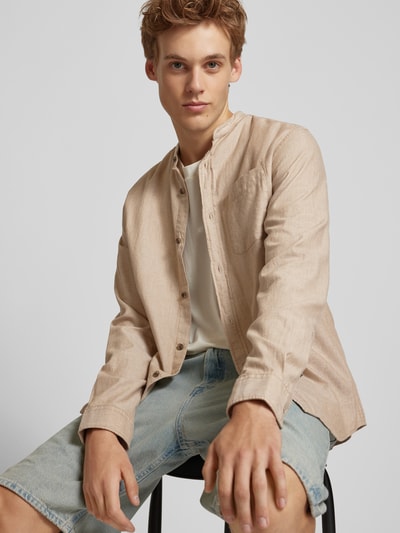 Jack & Jones Regular fit vrijetijdsoverhemd met borstzak Beige - 3