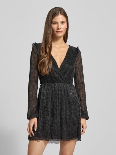 GUIDO MARIA KRETSCHMER WOMAN Cocktailkleid mit V-Ausschnitt Modell 'Cassidy' Silber 4