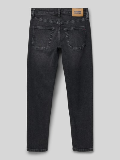 Tommy Hilfiger Teens Jeansy o kroju straight fit z mieszanki bawełny Czarny 3
