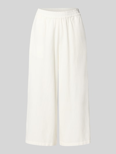 Vila Culotte aus Viskose-Baumwoll-Mix mit Leinen-Anteil Modell 'PRISILLA' Weiss 2