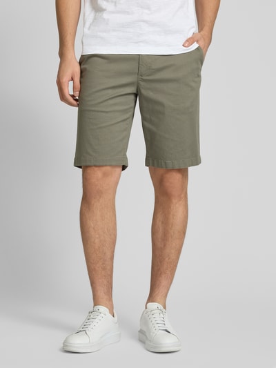 Tommy Hilfiger Regular Fit Shorts mit Strukturmuster Modell 'HARLEM' Hellgrau 4