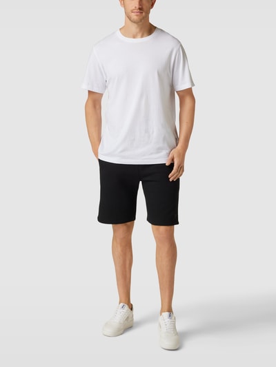 Guess Activewear Sweatshorts met labelapplicatie, model 'ALDWIN' Zwart - 1