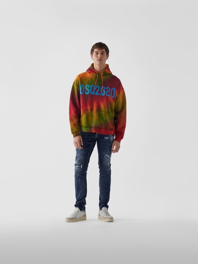 Dsquared2 Mid Rise Jeans im Straight Fit Jeans meliert 1