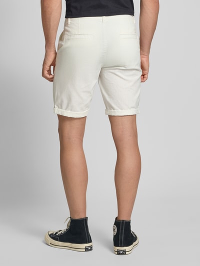 Blend Chino-Shorts aus Leinen-Mix Offwhite 5