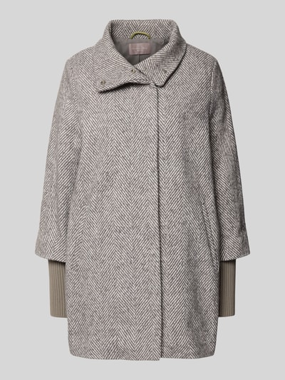 Christian Berg Woman Selection Mantel mit Eingrifftaschen Mittelgrau Melange 2