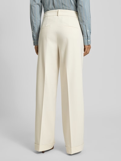 Cambio Stoffen broek met Franse steekzakken, model 'GRACE' Ecru - 5