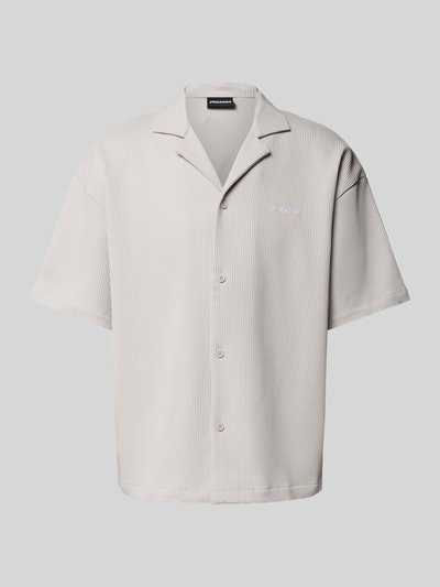 Pegador Relaxed fit vrijetijdsoverhemd met structuurmotief, model 'TROY' Lichtgrijs - 2