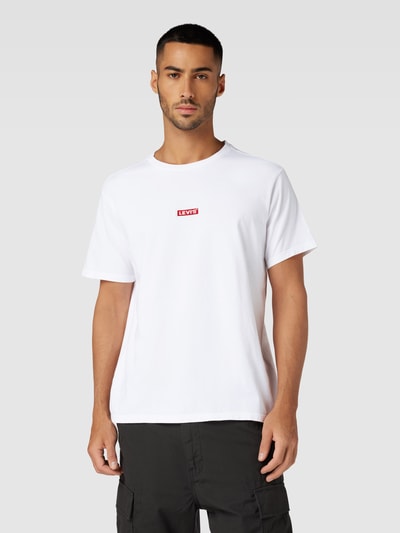 Levi's® Relaxed Fit T-Shirt mit Label-Stitching Weiss 4