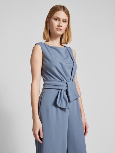 Vera Mont Jumpsuit mit Bindegürtel Hellblau 3