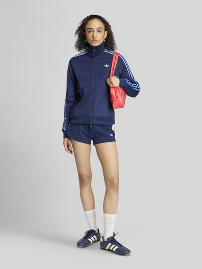 adidas Originals Regular Fit Sweatjacke mit Kontraststreifen Dunkelblau 1