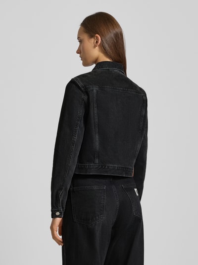 Calvin Klein Jeans Kurtka jeansowa z listwą guzikową Antracytowy 5