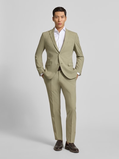 s.Oliver BLACK LABEL Slim Fit Anzughose mit Viskose-Anteil Hellgruen 1