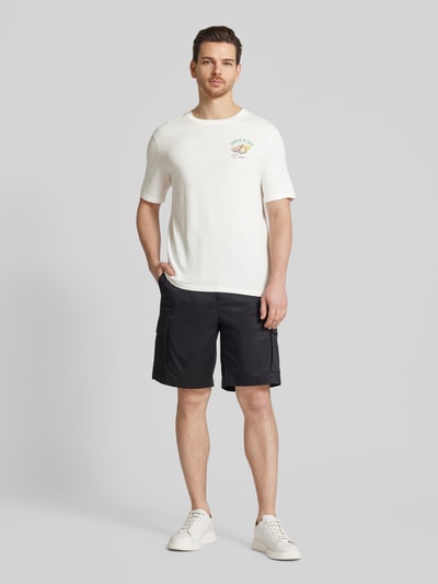 Scotch & Soda T-Shirt mit Rundhalsausschnitt Weiss 1