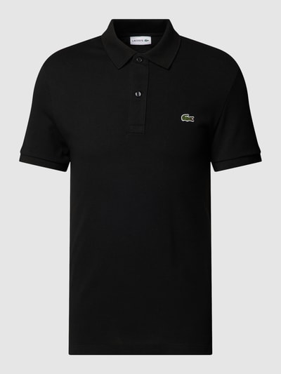 Lacoste Koszulka polo z wyhaftowanym logo Czarny 2