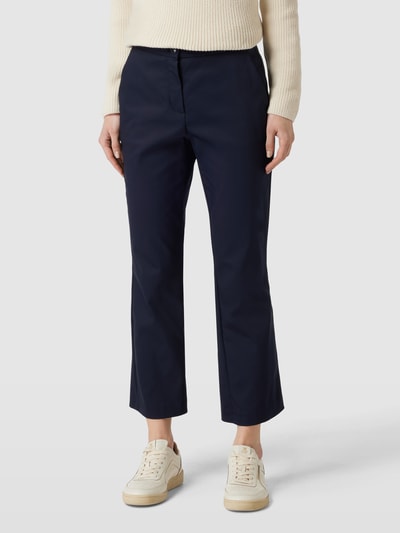 Gardeur Broek met knoop- en ritssluiting, model 'ZELMA' Marineblauw - 4