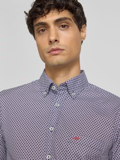 Fynch-Hatton Freizeithemd mit Knopfleiste Kirsche 3