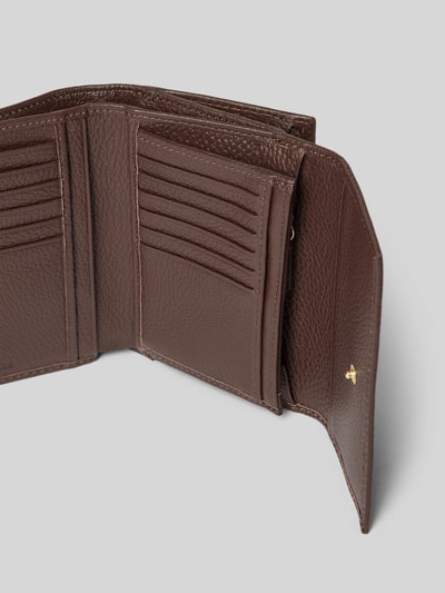 Coccinelle Portfel z aplikacją z logo Ciemnobrązowy 3