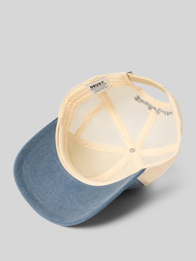 DEUS EX MACHINA Trucker-pet met labelpatch Rookblauw - 2