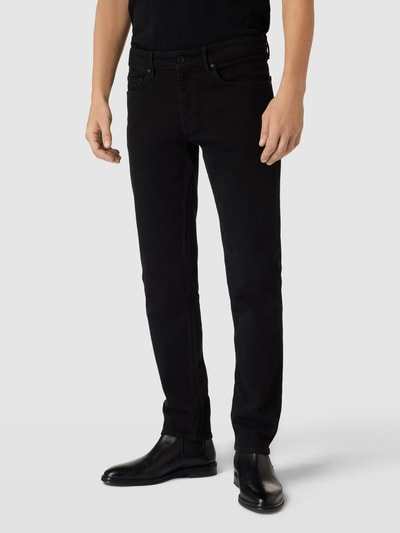 Marc O'Polo Jeans mit Label-Patch Modell 'Sjöbo' Black 4
