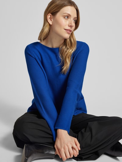 Betty Barclay Gebreide pullover met zakken Koningsblauw - 3