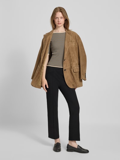 TONI Stoffen broek met verkorte pasvorm Zwart - 1