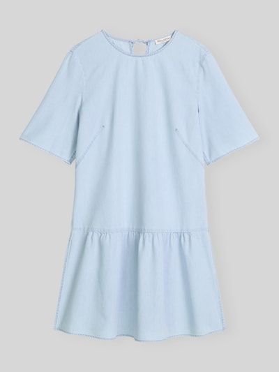 Marc O'Polo Figurumspielendes Freizeitkleid aus Baumwoll-Mix Hellblau 2