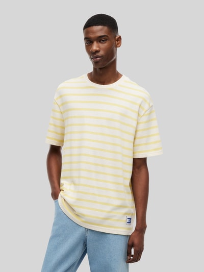 Tommy Jeans Relaxed Fit T-Shirt aus reiner Baumwolle GELB 4