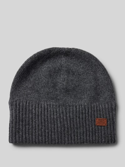 Barts Beanie mit Label-Applikation Modell 'LACKE' Anthrazit 1