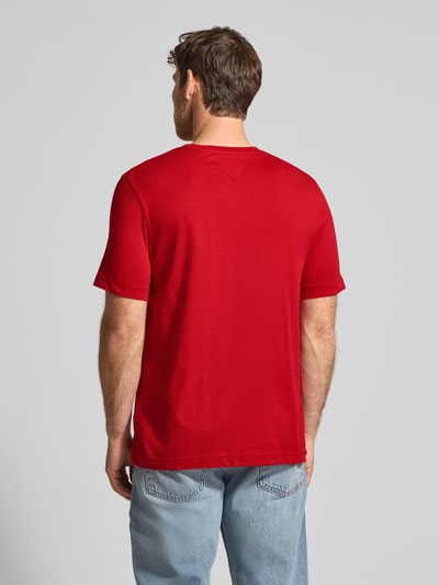 Tommy Hilfiger Regular Fit T-Shirt aus reiner Baumwolle Rot 5