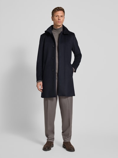 Tiger Of Sweden Lange jas met kasjmier, model 'Aleric' Donkerblauw - 1