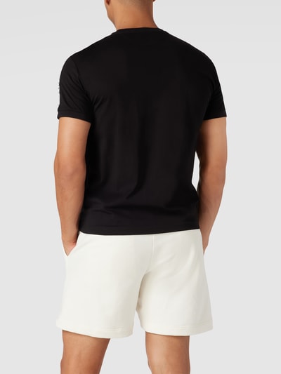EA7 Emporio Armani T-Shirt mit Label-Patch Schwarz 5