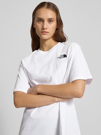The North Face Oversized T-Shirt mit Label-Stitching Weiss 3
