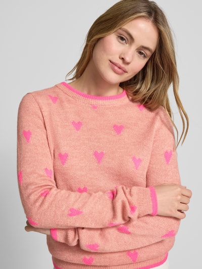 Essentiel Antwerp Relaxed Fit Pullover mit Woll-Anteil Modell 'ISA' Hellrosa 3