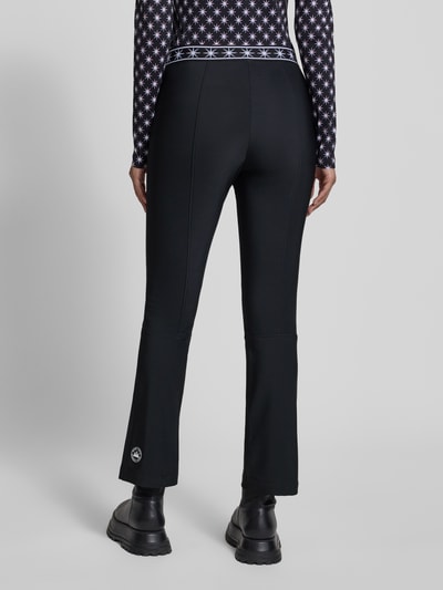 Marc Cain Flared Fit Stoffhose mit elastischem Bund Black 5