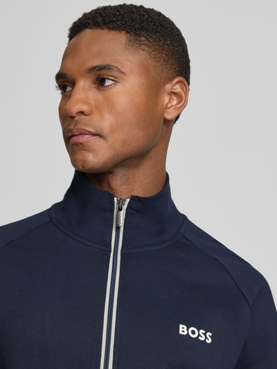 BOSS Regular Fit Sweatjacke aus reiner Baumwolle Modell 'AUTHENTIC' Marine 3