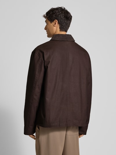 JAKE*S STUDIO MEN Jacke mit Kentkragen Dunkelbraun 5