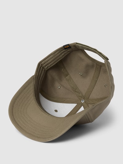 Alpha Industries Czapka z daszkiem i naszywką z logo model ‘VLC’ Oliwkowy 2