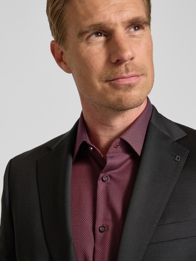 Jake*s Regular Fit Business-Hemd mit Kentkragen Rostrot 3