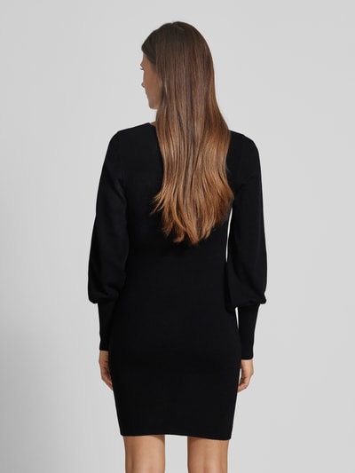 Vero Moda Slim fit gebreide jurk met ballonmouwen model 'HOLLYKARISPUFF' Zwart - 5