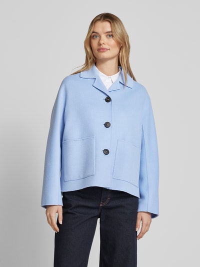 Weekend Max Mara Jacke mit aufgesetzten Taschen Modell 'SALE' Hellblau 4