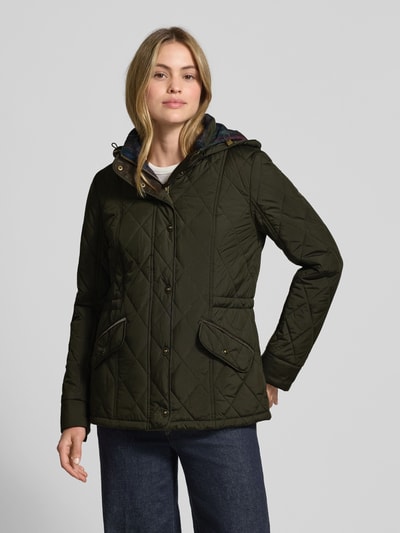 Gil Bret Steppjacke mit Kapuze und Pattentaschen Oliv 4