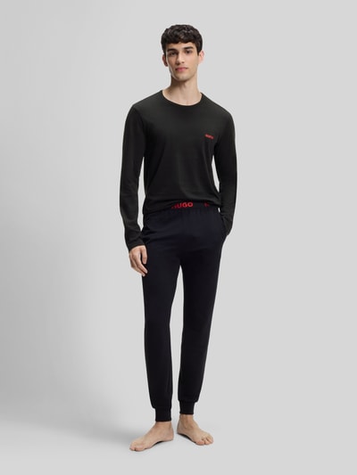 HUGO Regular fit shirt met lange mouwen van puur katoen in set van 3 Zwart - 5