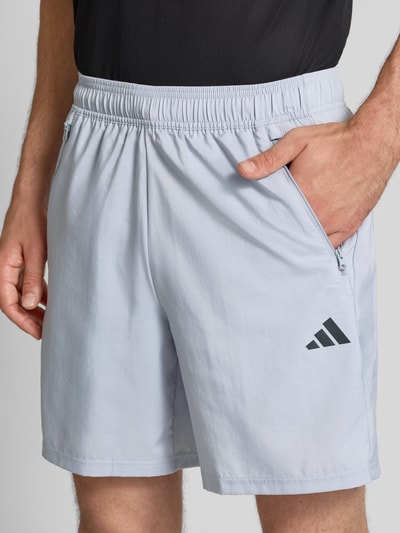 adidas Training Korte broek met ritszakken en logoprint Lichtgrijs - 3