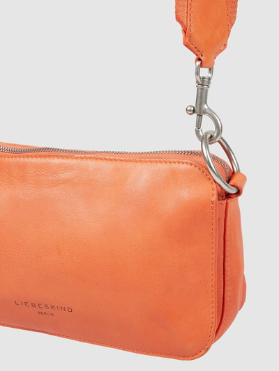 LIEBESKIND BERLIN Crossbody Bag aus Leder Modell 'Clarice' Dunkelorange 3