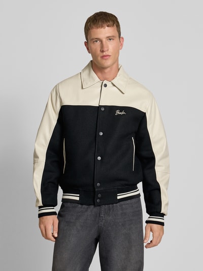 Balr. Bomberjacke mit Label-Stitching Black 4