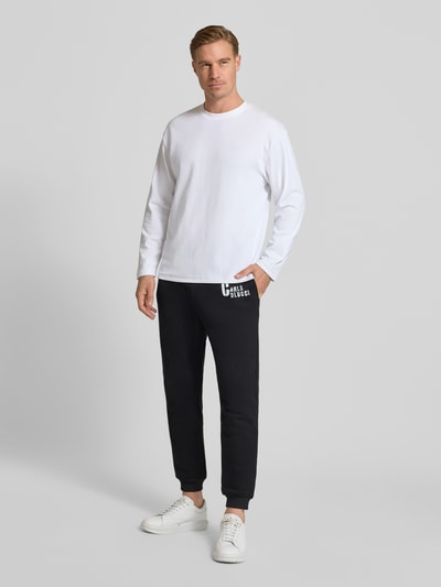 CARLO COLUCCI Sweatpants mit elastischem Bund Black 1