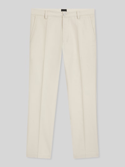 BOSS Regular Fit Hose aus Baumwoll-Mix Modell 'C-KENT' Offwhite 2